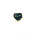 Slut (Gold) Candy Heart