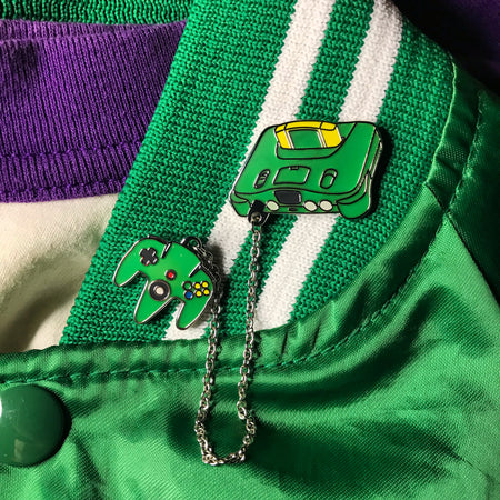 N64 & Controller (DK Green Edition) Enamel Pin