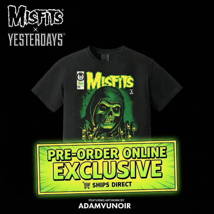 Misfits x Yesterdays Emerald Hell T-Shirt - Pre-Order Online Exclusive, Ships Direct